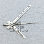 BLIGER Silver Rose Gold Blue Watch Hands Green Luminous Hands Fit NH35 NH36 ETA 2824 2836 PT5000 Miyota8205 DG2813 3804 Movement