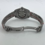 BLIGER 36mm 39mm Sunburst Grey Dial Dark Green Roman Numbers NH35 Automatic Men Watch Stainless Steel Strap Sapphire Glass