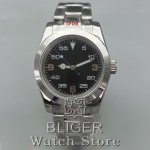 BLIGER 36mm 39mm Men Mechanical Wristwatches Sapphire Glass NH35A PT5000 Automatic Watches Glass Luminous Waterproof Watch Men