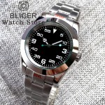 BLIGER 36mm 39mm Men Mechanical Wristwatches Sapphire Glass NH35A PT5000 Automatic Watches Glass Luminous Waterproof Watch Men
