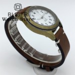 BLIGER 36mm 39mm Bronze Diver Brushed Pilot Watch For Men Ladies NH35A PT5000 Dome Sapphire Glass Luminou Leather