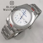 36mm 39mm NH35 Watch For Who cares, I'm already late Blue Text Dial Sapphire Crystal NH35A Automatic Movement Watches For Man