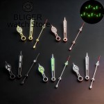 BLIGER NH35 Silver Gold Black Rose Gold Hands Green Luminous Fit NH35/NH36/4R/7S Movement Replacement Parts Watches Pointers