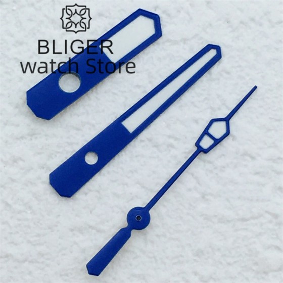 BLIGER NH35 Watch Hands Red Green Blue Orange Black Silver Rose gold Watches Needles Fits NH34 NH35 NH36 NH38 NH70 NH72 Movemen