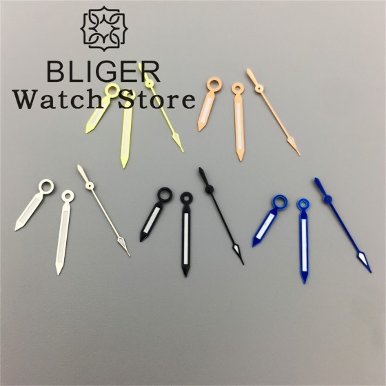 BLIGER Watch Hands Green Luminous Hands Fit NH34 NH35 NH36 NH37 NH38 NH39 7S26 7S36 4R35 4R36 ETA2824 2836 PT5000 Movement