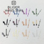 BLIGER Green Luminous Watch Hands Fit Japan NH34 NH35 NH36 NH37 NH39 NH39 7S36, 7S25, 7S35, 6R15, 4R15, 4R36 Movement
