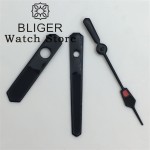 BLIGER NH35 Watch Hands Black Silver Watch Needle C3 Green Luminous Hands Fit NH34 NH35 NH36 NH37 NH38 NH39 NH70 NH72 Movement