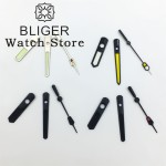 BLIGER NH35 Watch Hands Black Silver Watch Needle C3 Green Luminous Hands Fit NH34 NH35 NH36 NH37 NH38 NH39 NH70 NH72 Movement