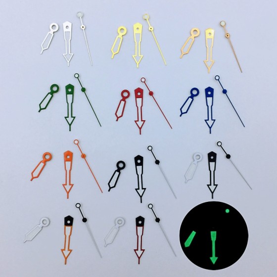 BLIGER Watch Hands Green Luminous Hands Fit NH34 NH35 NH36 NH37 NH38 NH39 NH70 NH72 Movement