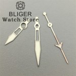BLIGER Black White Watch Hands Green Luminous Hands Fit NH34 NH35 NH36 NH38 7S26 7S36 4R35 4R36 ETA2824 PT5000 Movement