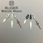 BLIGER Black White Watch Hands Green Luminous Hands Fit NH34 NH35 NH36 NH38 7S26 7S36 4R35 4R36 ETA2824 PT5000 Movement