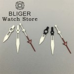 BLIGER Black White Watch Hands Green Luminous Hands Fit NH34 NH35 NH36 NH38 7S26 7S36 4R35 4R36 ETA2824 PT5000 Movement