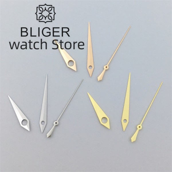 BLIGER Watch Hands Gold Silver Rose Gold Hands Fit NH34 NH35 NH36 NH37 NH38 NH39 NH70 NH72 Movement