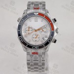 BLIGER 41mm VK63 Chronograph Wristwatch For Men Sapphire Glass Luminous Dial Hands Ceramic Bezel Steel Strap Men's Fashion Watch