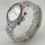BLIGER 41mm VK63 Chronograph Wristwatch For Men Sapphire Glass Luminous Dial Hands Ceramic Bezel Steel Strap Men's Fashion Watch