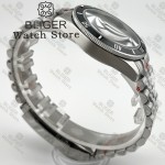 BLIGER 39mm BB58 Watch Case Jubilee Bracelet Stainless Screw Crown Domed Sapphire Glass Fit NH34 NH35 ETA2824 PT5000 Movement