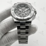 BLIGER 40mm NH72 High-end Hollow Mechanical Automatic Diving Watch Luminous Index Chapter Ring Sapphire Glass Waterproof 10ATM