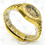 BLIGER 40MM Luxury Full Gold Hollow-out Skeleton NH71 Automatic Watch For Men Sapphire Glass Waterproof Diving Reloj Hombre