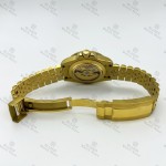 BLIGER 40MM Luxury Full Gold Hollow-out Skeleton NH71 Automatic Watch For Men Sapphire Glass Waterproof Diving Reloj Hombre