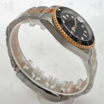 BLIGER 40mm NH35 Automatic Movement Men's Diver Watches Black Dial Sapphire Glass Ceramic Bezel Stainless Silver Rose Gold strap