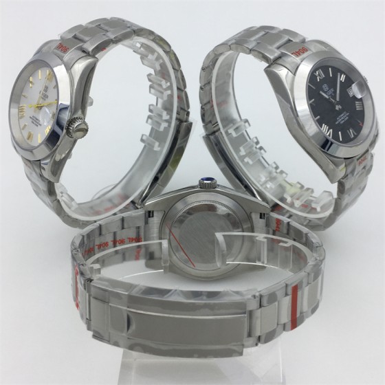 BLIGER 36mm/39mm NH35 Automatic Mechanica Watch For Men Polished Bezel Sapphire Glass Roman Numerals Index Dial 100M Waterproof