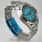 BLIGER 40MM A150 NH35 Mechanical Watches For Men Gradient Dial With Luminous 6 O'clock Date Calendar Sapphire Glass Waterproof