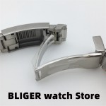 BLIGER 40mm GMT Retro Watch for Men NH34 Automatic Movement Mechanical Wristwatches Sapphire Crystal Fine-tuning Pull Button