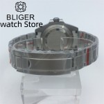 BLIGER 40mm NH35 Automatic Watch For Men Sapphire Crystal Date Ceramic Bezel NH35A MIYOTA 8215 PT5000 movement Stainless Strap