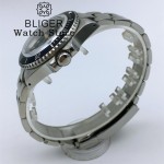 BLIGER 40MM Vintage Diving Watch NH35 PT5000 Movement Dome glass C3 Luminous Dial Waterproof Watch For Men