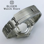 BLIGER 40MM Vintage Diving Watch NH35 PT5000 Movement Dome glass C3 Luminous Dial Waterproof Watch For Men