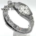 BLIGER New 39mm NH34 Automatic Mechanical GMT Watch For Men Relogio Stainless Steel Sport Watch Sapphire Luminous Deep Waterproo