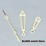 BLIGER watch hands green luminous for NH35 NH36 ETA 2824 2836 PT5000 Miyota 8205 8215 821A Mingzhu DG 2813 3804 movement
