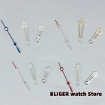 BLIGER watch hands green luminous for NH35 NH36 ETA 2824 2836 PT5000 Miyota 8205 8215 821A Mingzhu DG 2813 3804 movement