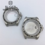 BLIGER 40mm /43mm Explore 2 Case Solid Bezel Sapphire Glass Fit NH34 NH35 NH36 ETA2824 PT5000 Miyota DG2813 3804 Movement