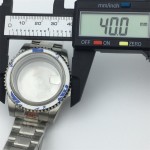 BLIGER 40mm Sapphire Glass Silver Case 904L Bracelet Fits NH34 NH35 NH38 ETA2824 2836 PT5000 Miyota 8215 DG2813 3804 Movement