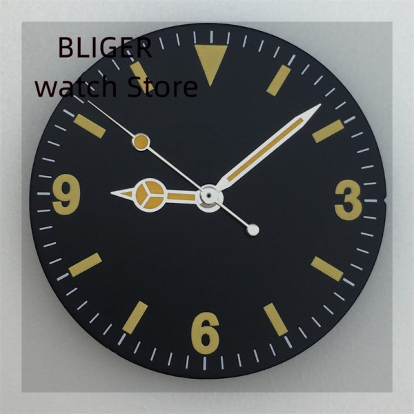 BLIGER 29mm Watch Dial 369 Numeral Retro Dial Luminous Fit NH35 NH36 Miyota8215 821A ETA2824 2836 PT5000 DG2813 Movement