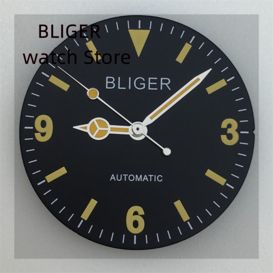 BLIGER 29mm Watch Dial 369 Numeral Retro Dial Luminous Fit NH35 NH36 Miyota8215 821A ETA2824 2836 PT5000 DG2813 Movement